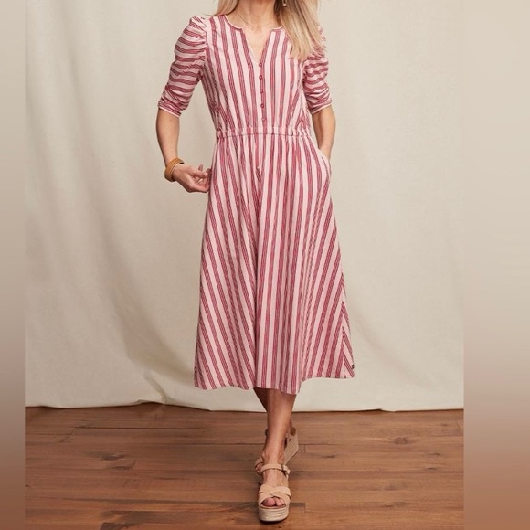 MATILDA JANE McIntosh Red Striped Knit Dress - Picture 3 of 14